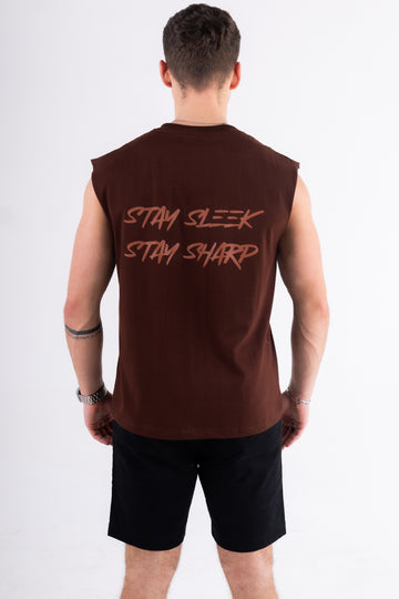 Caracals Coffee Vest Tank